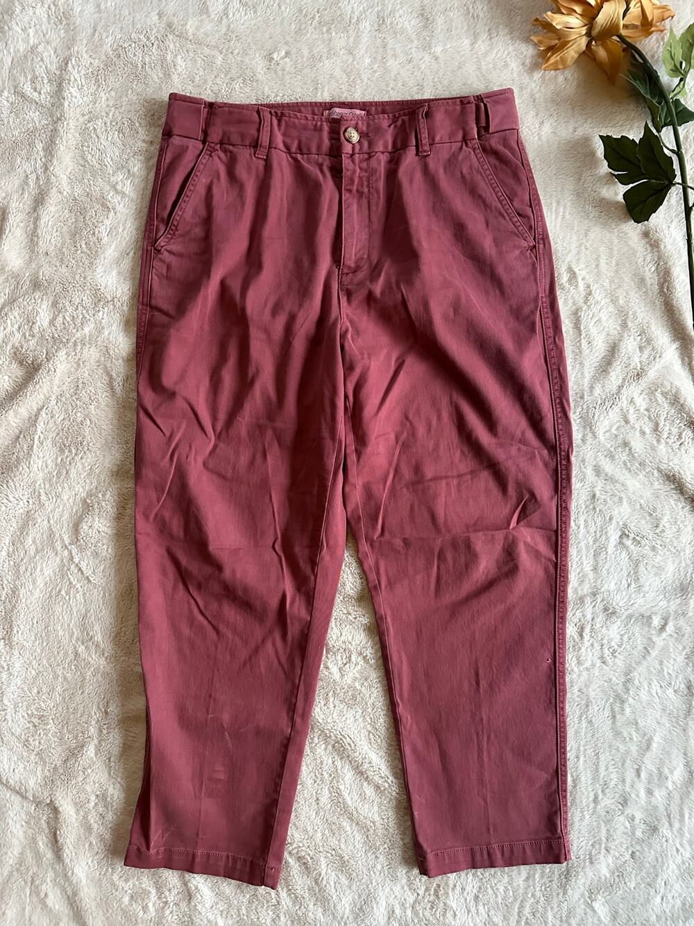 Coldwater Creek Khaki Capri Pants Size 8
